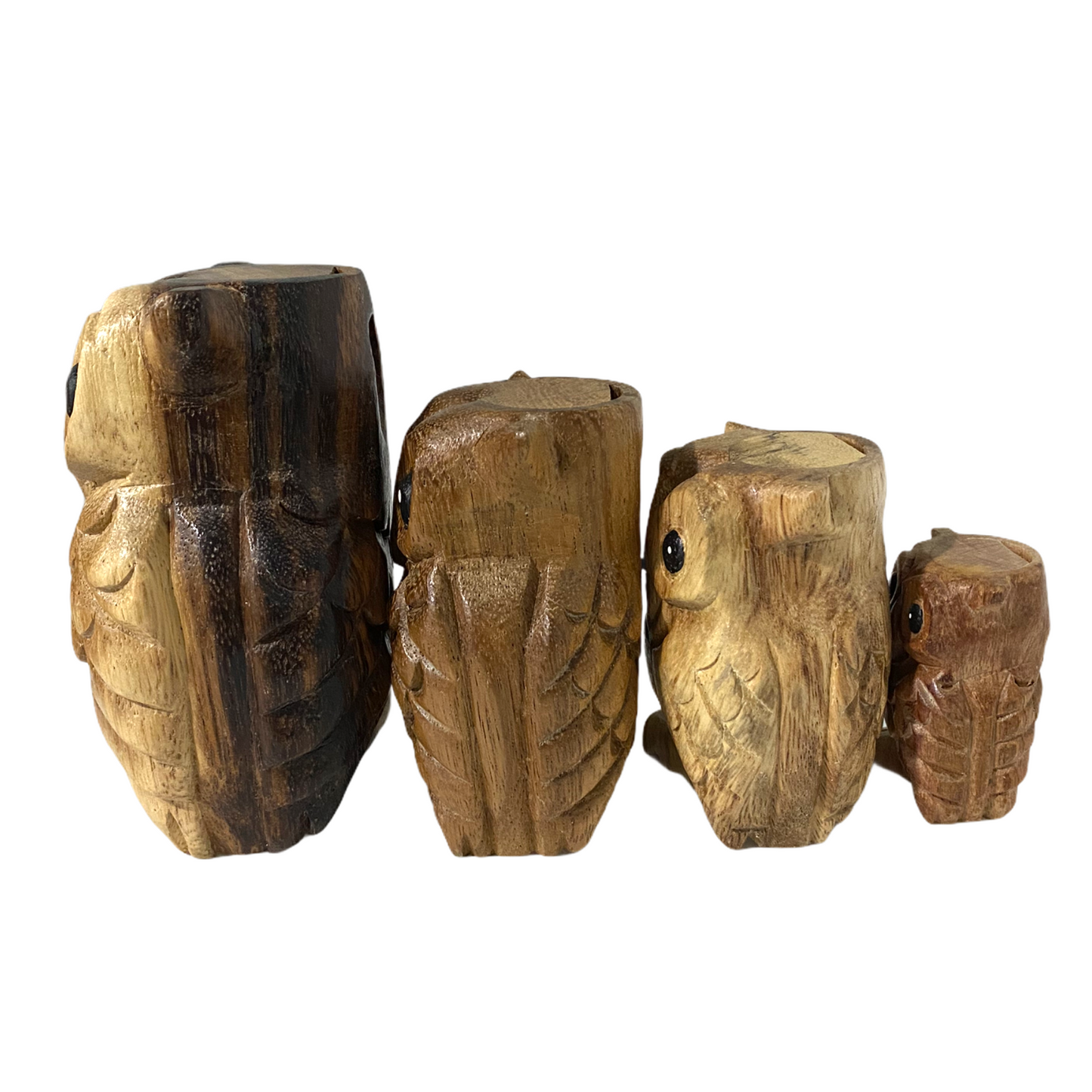 5" Wooden Musical Whistle Owl Percussion Instrument