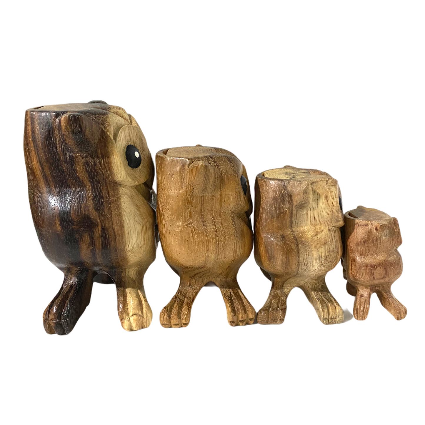 5" Wooden Musical Whistle Owl Percussion Instrument