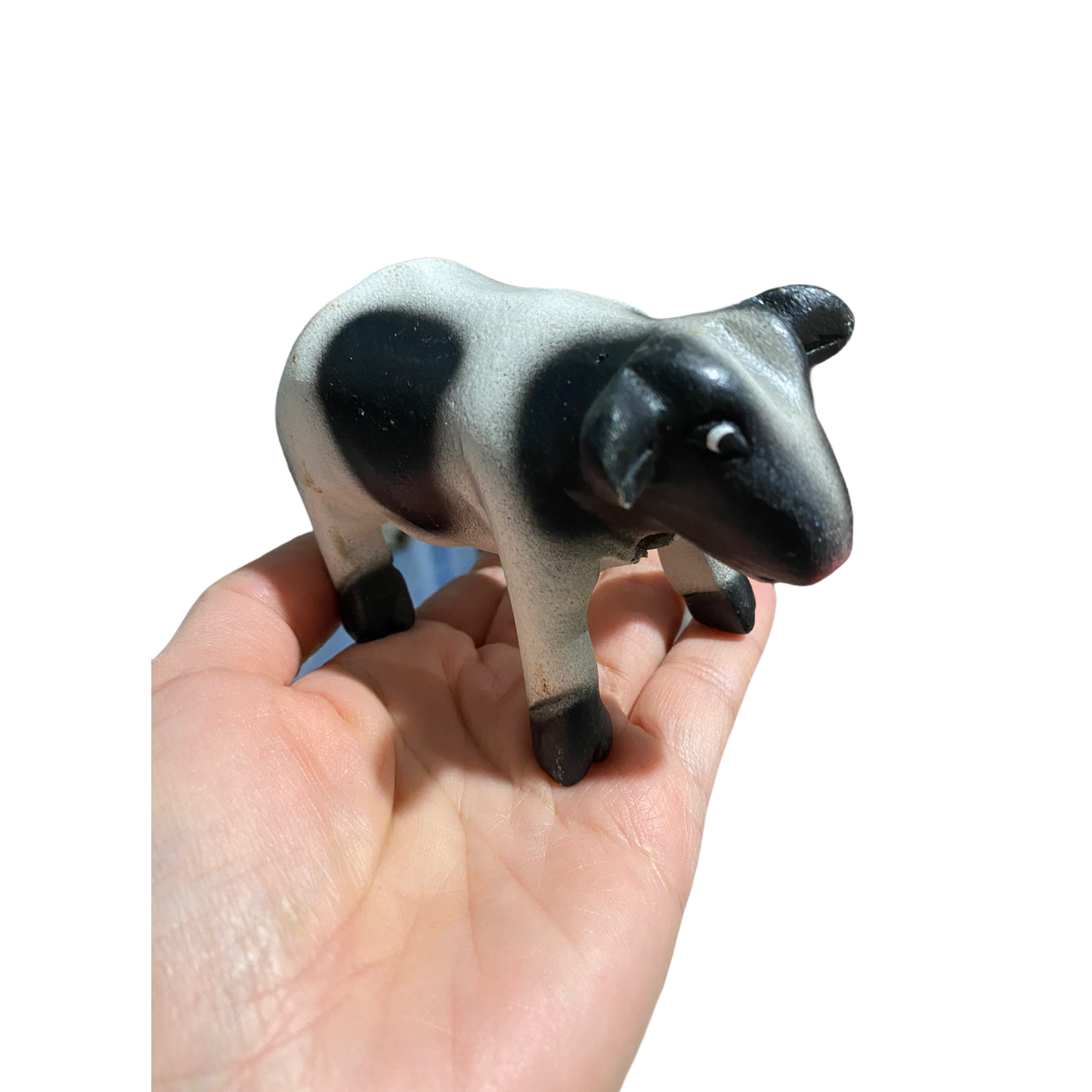 3" Painted Wooden Musical Whistle Cow Instrument