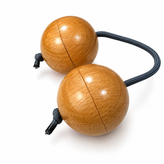 Music Frog Co™ RhythmSphere Asalato – Handcrafted Natural Wooden Percussion Instrument