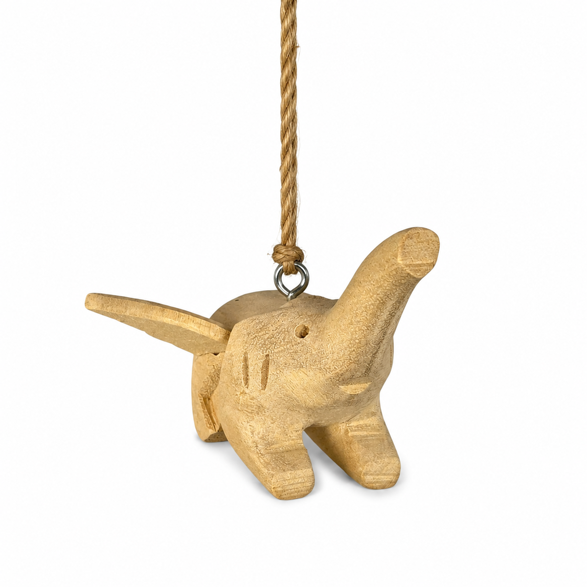 Wooden Flying Elephant ornament