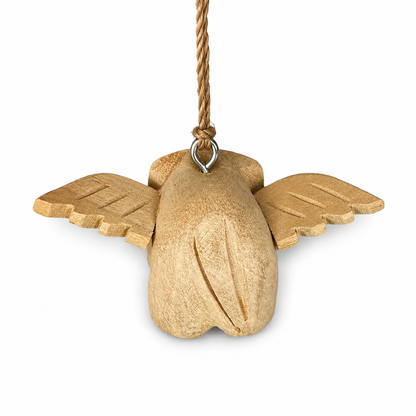 Wooden Flying Elephant ornament