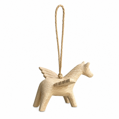 Wooden Flying Horse ornament