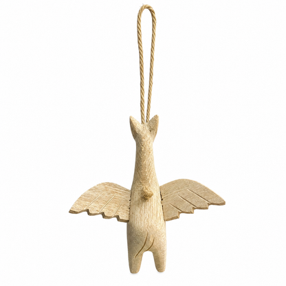 Wooden Flying Horse ornament