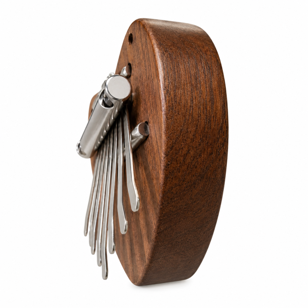 Heart-Shaped Wooden Kalimba – 8-Key Thumb Piano