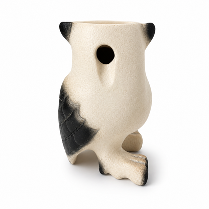 6" Snow Musical Whistle Owl  Instrument