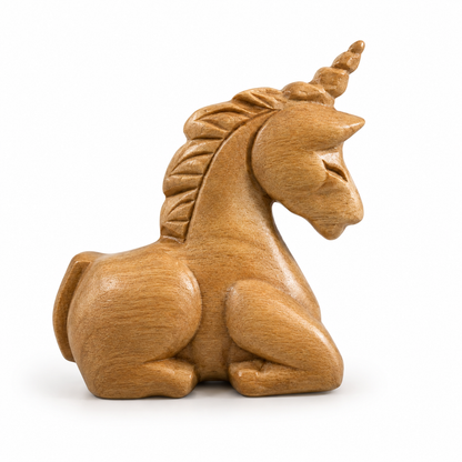 Wooden Musical Whistle Unicorn Instrument