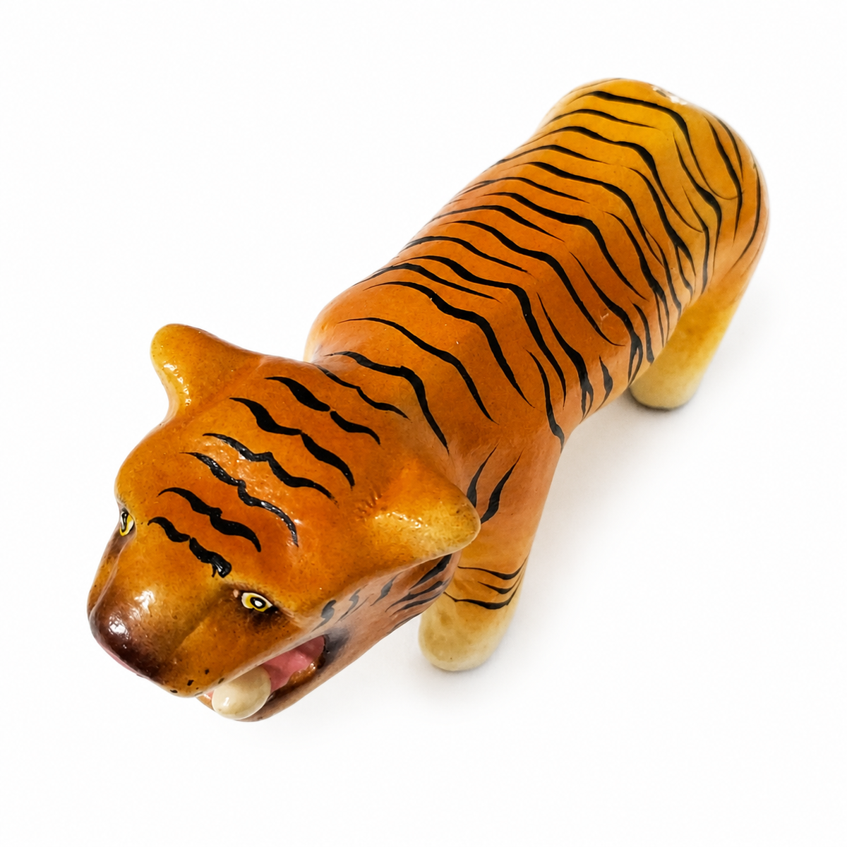 Painted Wooden Musical Whistle Tiger Instrument