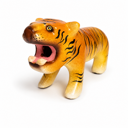 Painted Wooden Musical Whistle Tiger Instrument