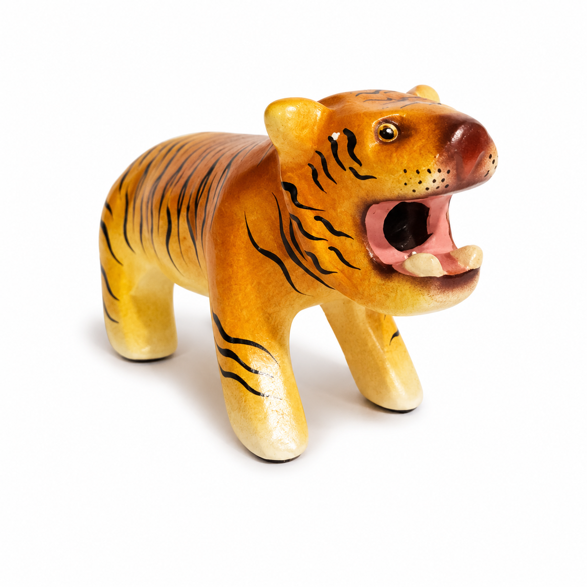 Painted Wooden Musical Whistle Tiger Instrument