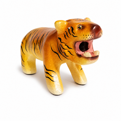Painted Wooden Musical Whistle Tiger Instrument