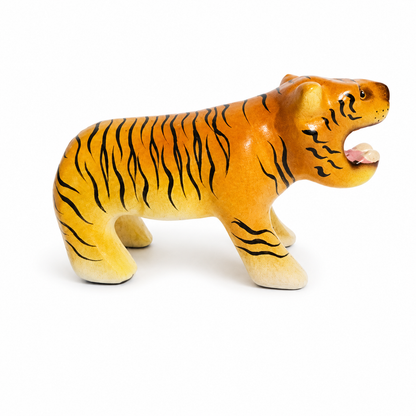 Painted Wooden Musical Whistle Tiger Instrument