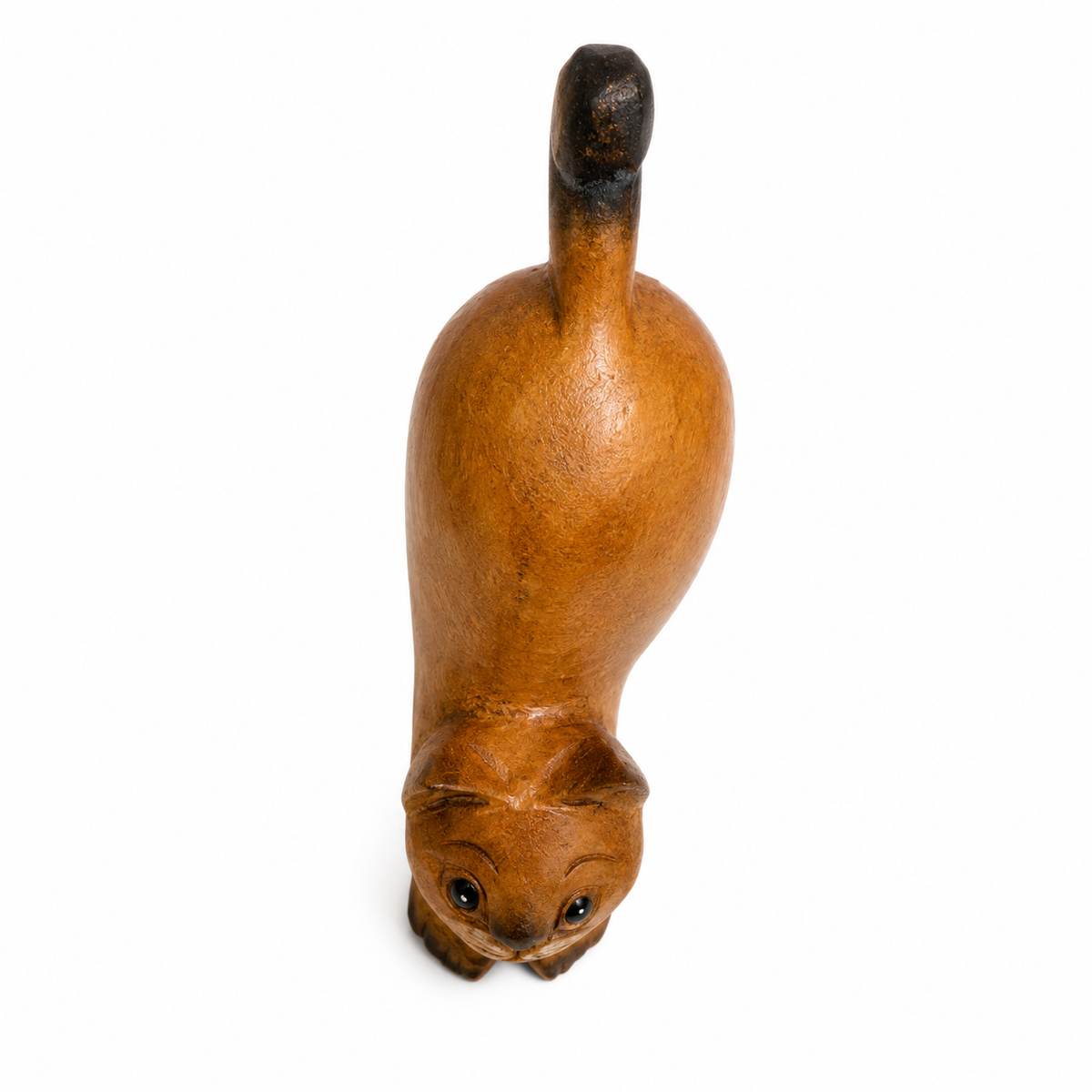Wooden Cat Whistle – Standing Tail-Up Style