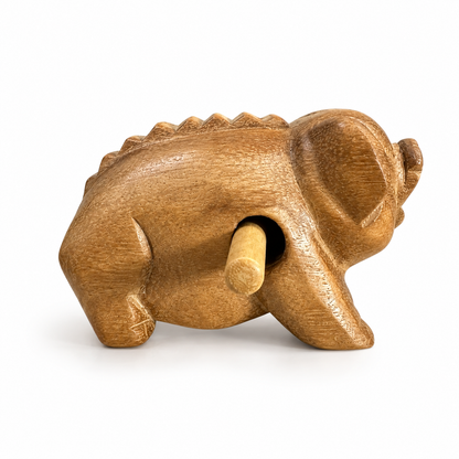 5" Wooden Musical Pig Percussion Instrument
