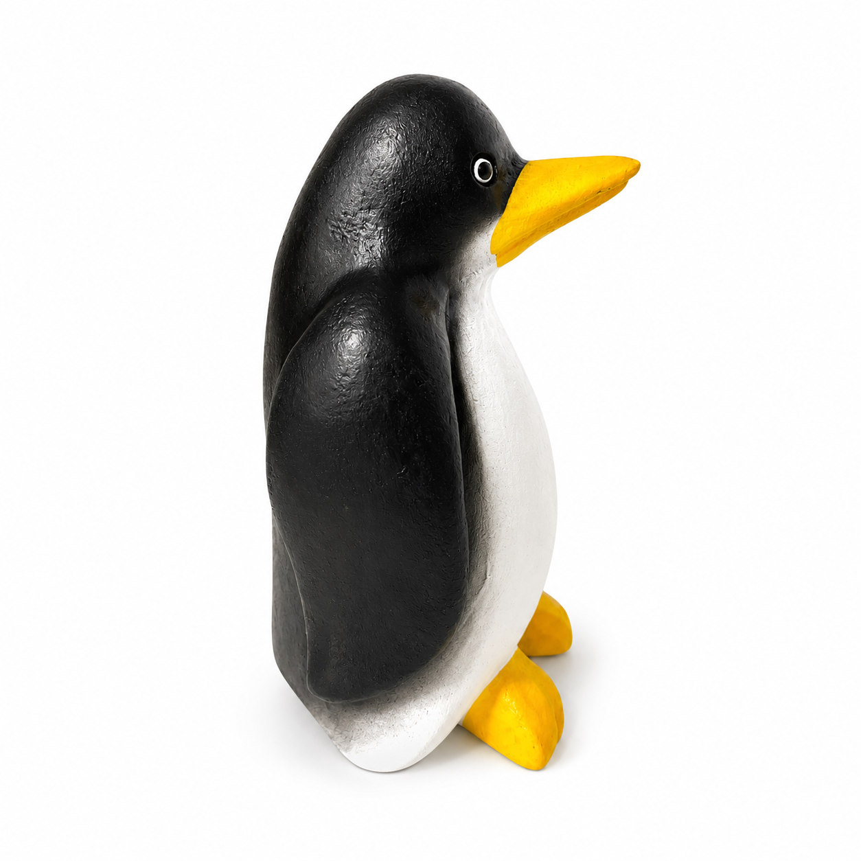 4.5" Painted Wooden Musical Whistle Penguin Instrument