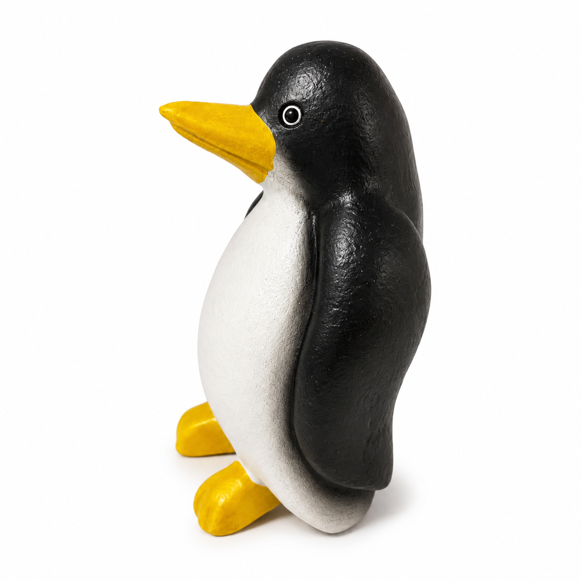 4" Painted Wooden Musical Whistle Penguin Instrument
