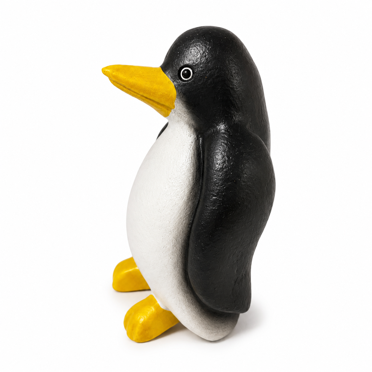 4.5" Painted Wooden Musical Whistle Penguin Instrument