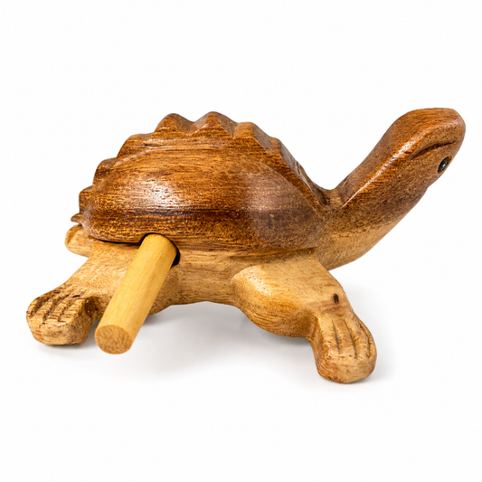 Wooden Musical Turtle Percussion Instrument