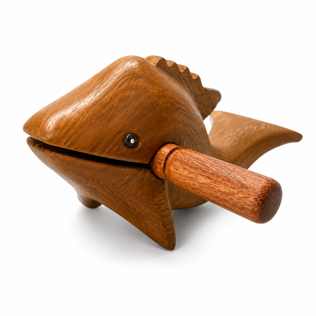 Small 3" Wooden Musical Whistle Dolphin Percussion Instrument