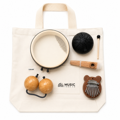 Sound Wellness Starter Bundle — 5 Instruments  + Music Frog Co™ Canvas Tote