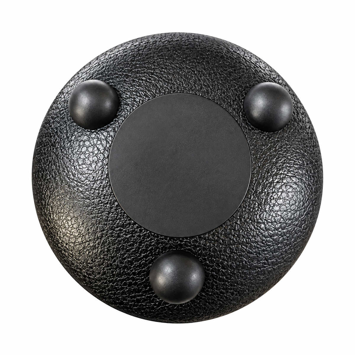 Steel Rain Drum 6 inch Percussion Instrument with Mallet (Black)