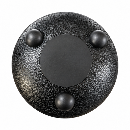 Steel Rain Drum 6 inch Percussion Instrument with Mallet (Black)