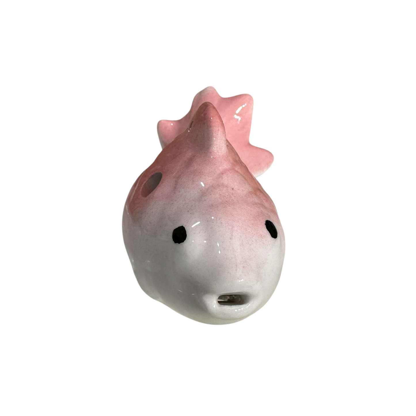 Ceramic Goldfish Ocarina Ocean Pink