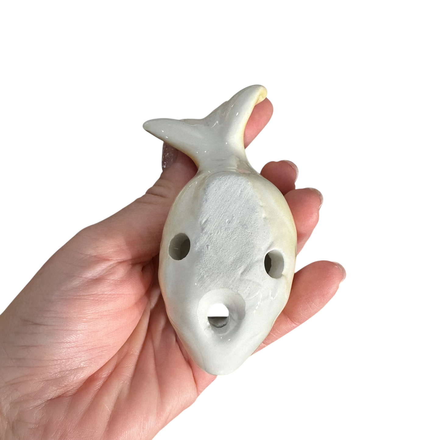 Ceramic Goldfish Ocarina Ocean Orange