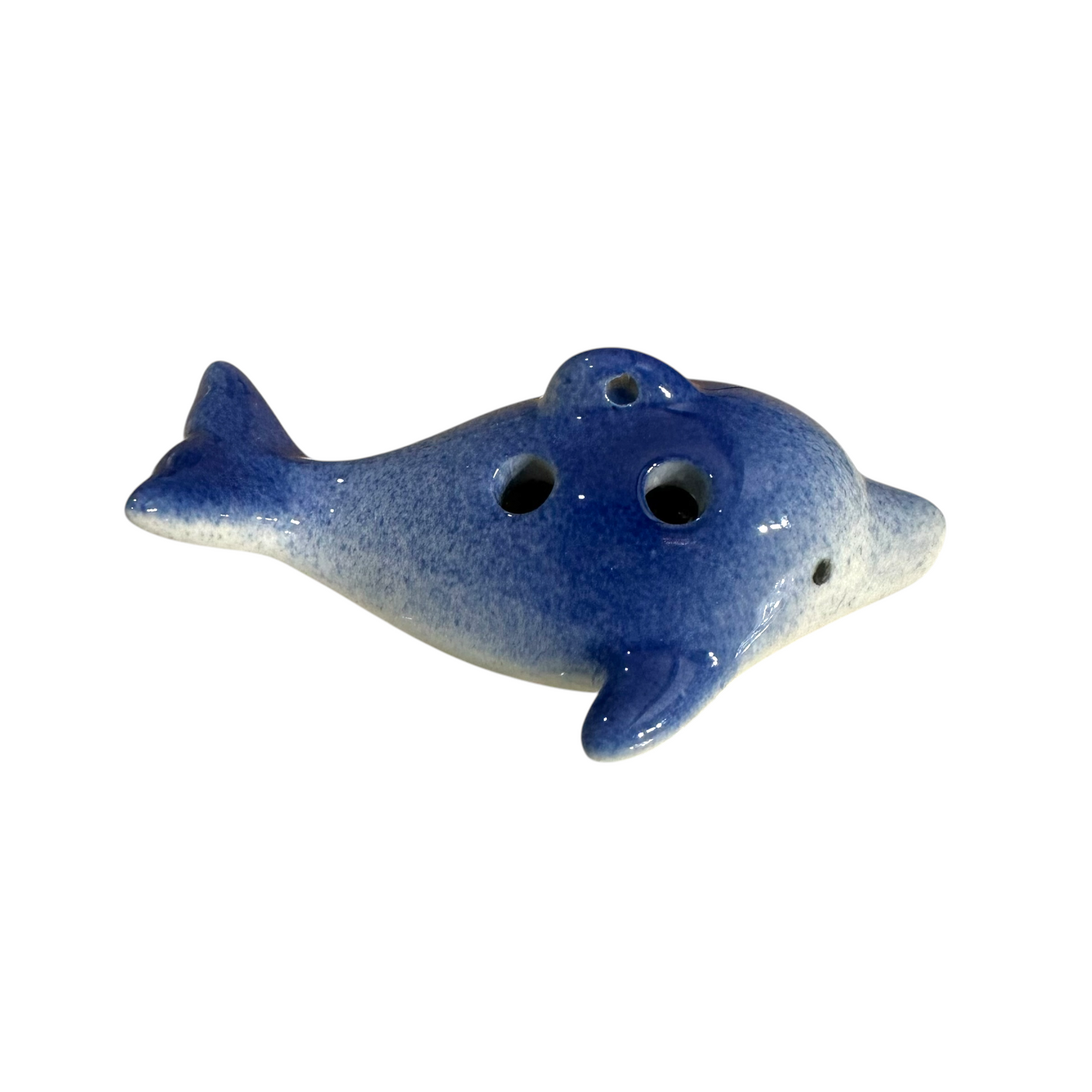 Ceramic Dolphin Ocarina Ocean Blue