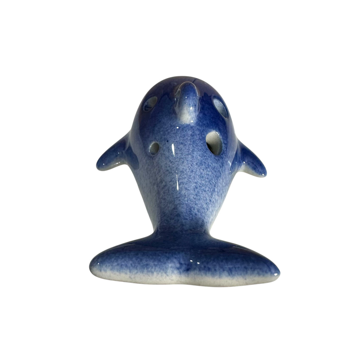 Ceramic Dolphin Ocarina Ocean Blue