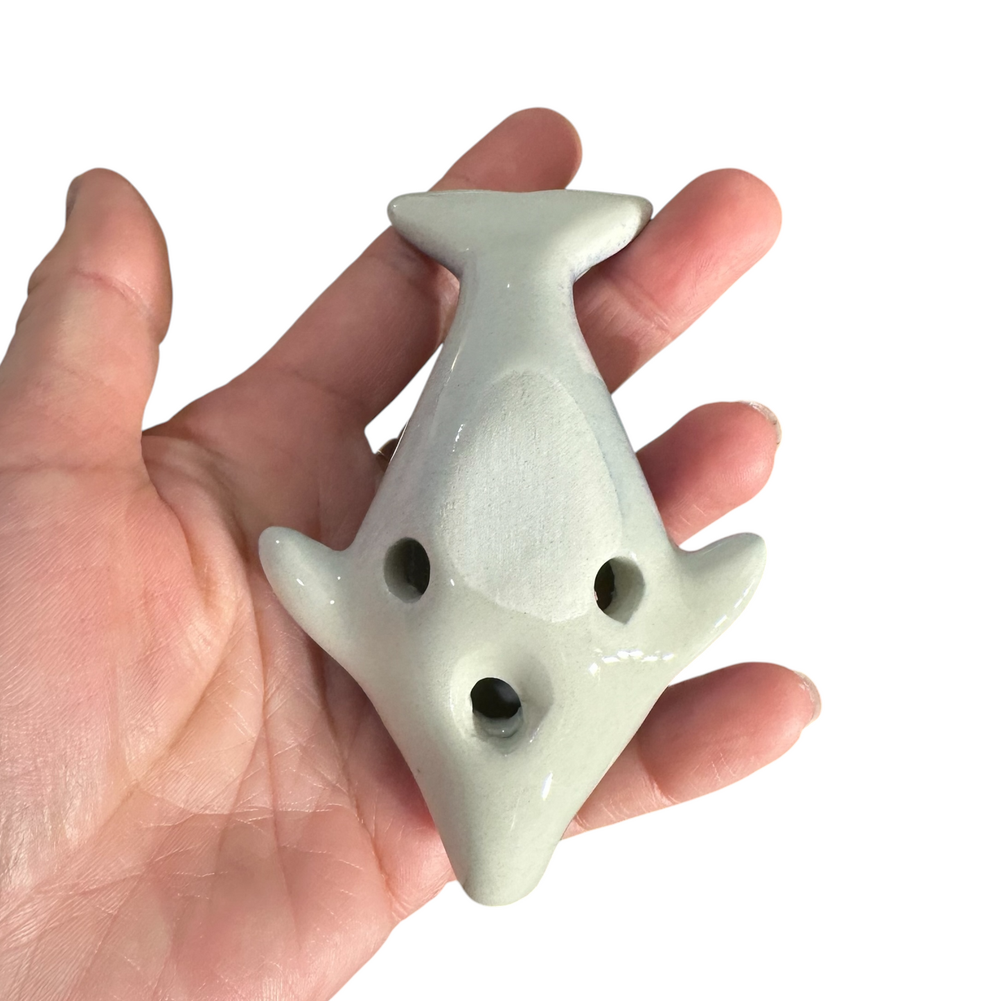 Ceramic Dolphin Ocarina Ocean Blue