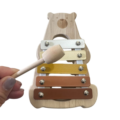 Wooden Bear Xylophone Toy