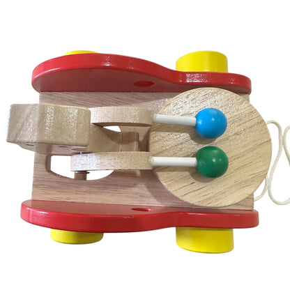 Pull-Along Bear Drum Toy