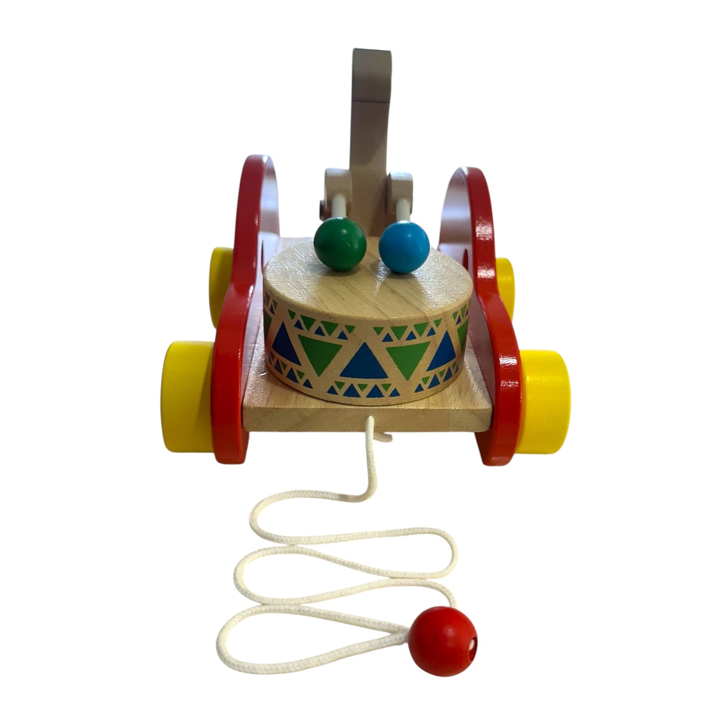 Pull-Along Bear Drum Toy