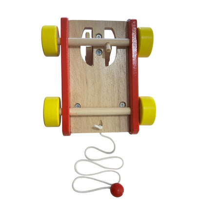 Pull-Along Bear Drum Toy