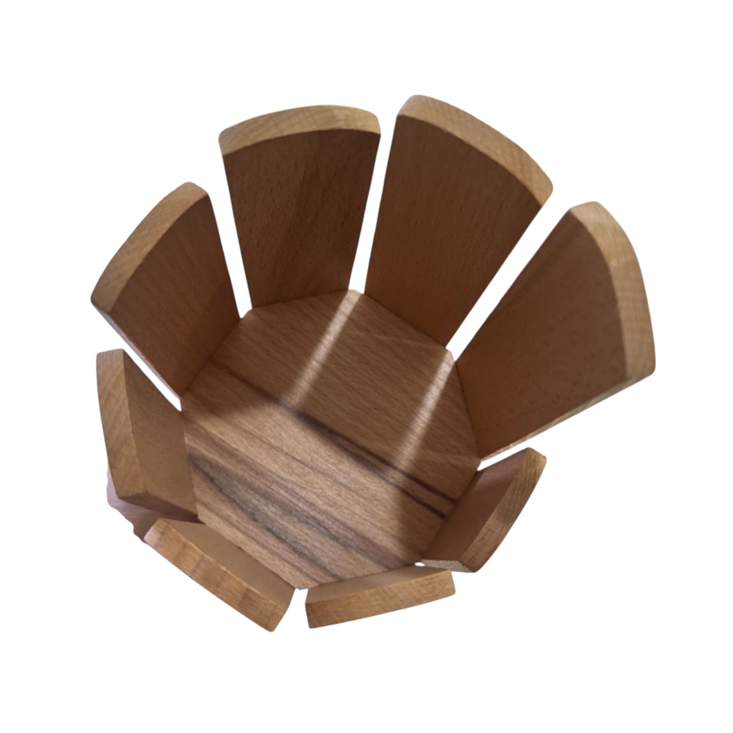 8-Tone Handcrafted Wooden Cylinder Percussion Block