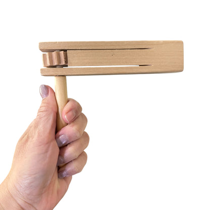 Wooden Ratchet Noise Maker (Matraca)