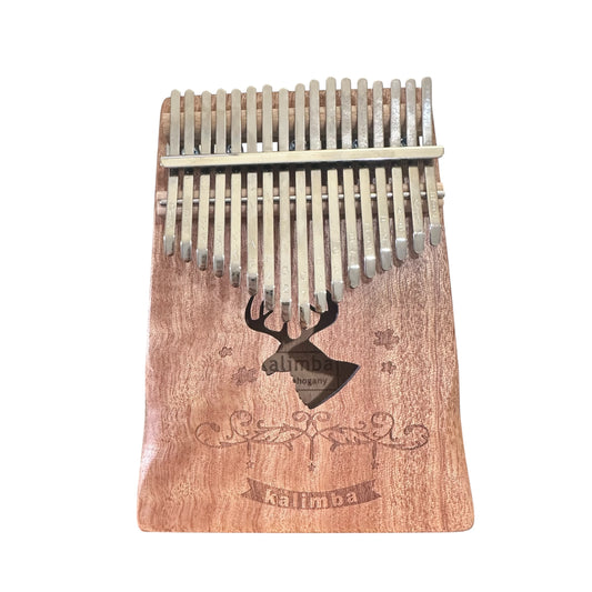 17-Key Wooden Kalimba Starter Set – Deer Motif