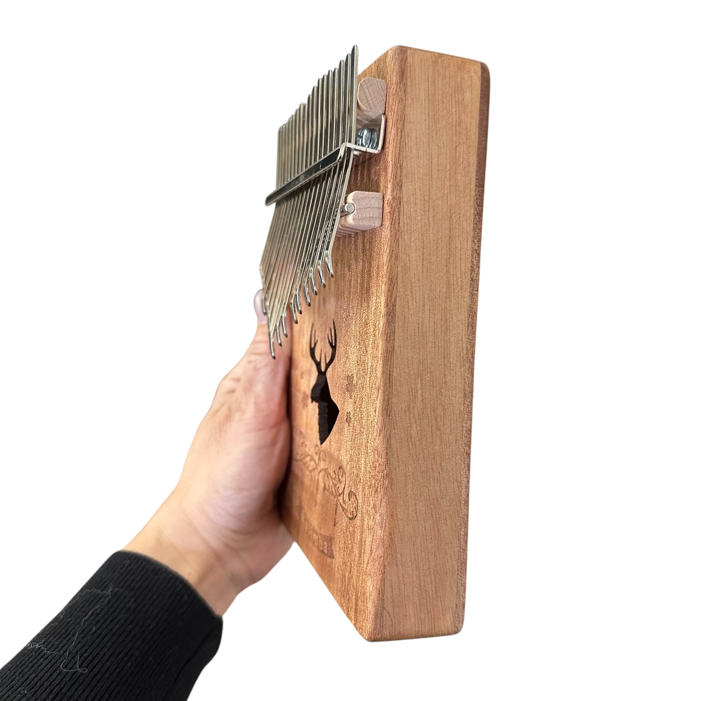 17-Key Wooden Kalimba Starter Set – Deer Motif