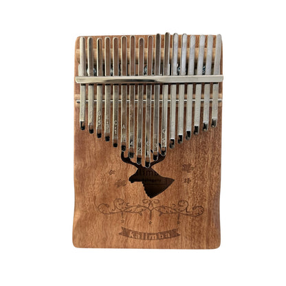 17-Key Wooden Kalimba Starter Set – Deer Motif