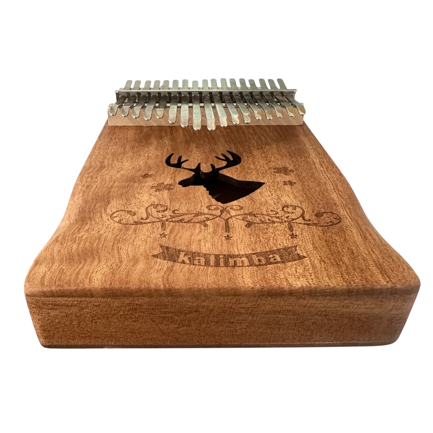 17-Key Wooden Kalimba Starter Set – Deer Motif