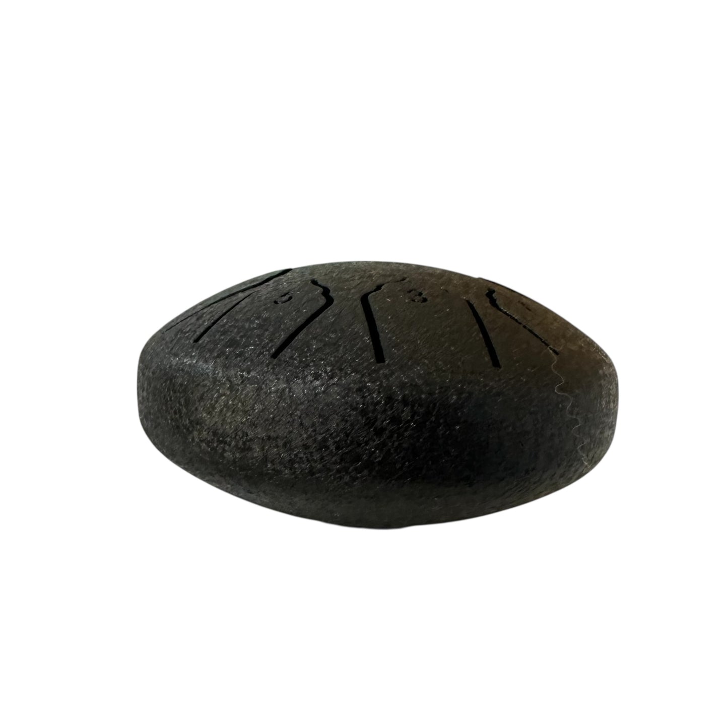 Steel Rain Drum 4 inch Percussion Instrument with Mallet (Black)
