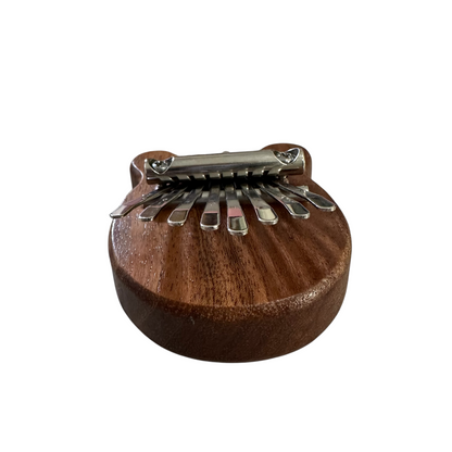 Mini Bear-Shaped Wooden Kalimba – 7-Key Thumb Piano