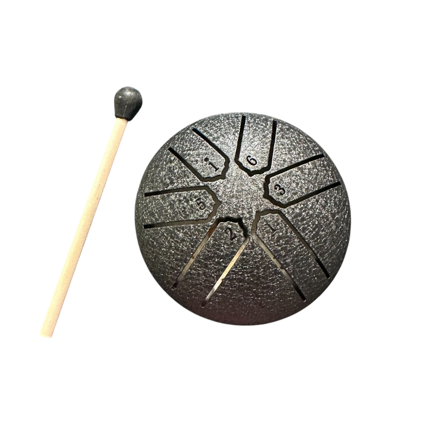 Mini Steel Rain Drum – 3-Inch Percussion Instrument with Mallet