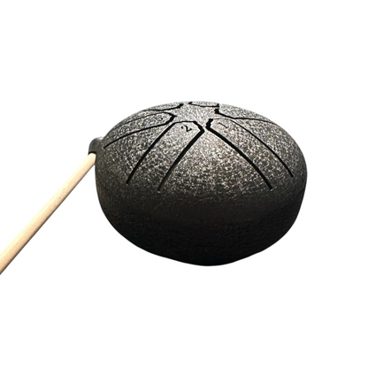 Mini Steel Rain Drum – 3-Inch Percussion Instrument with Mallet