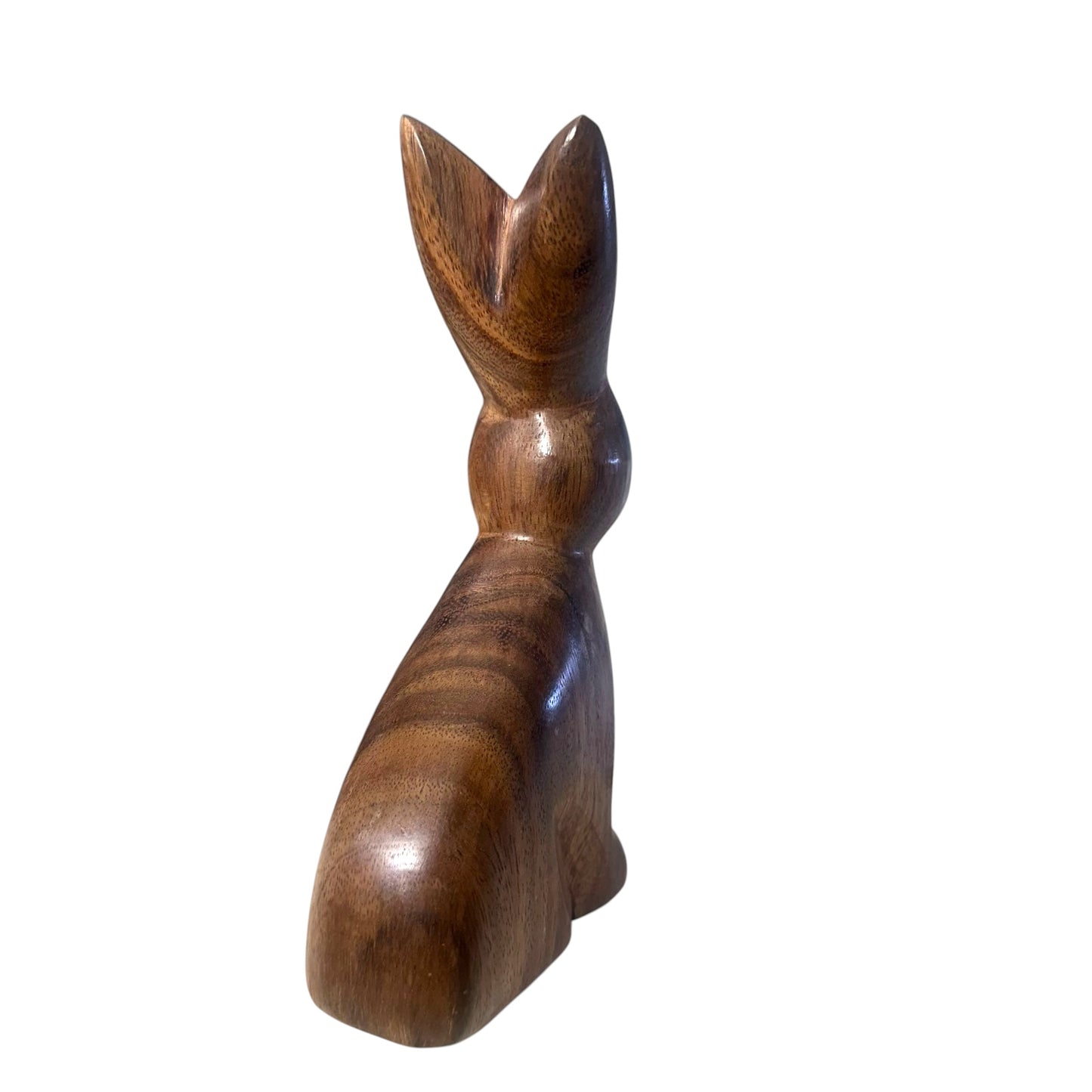 Handcarved Wooden Bunny — Artisan India | Albizia Wood