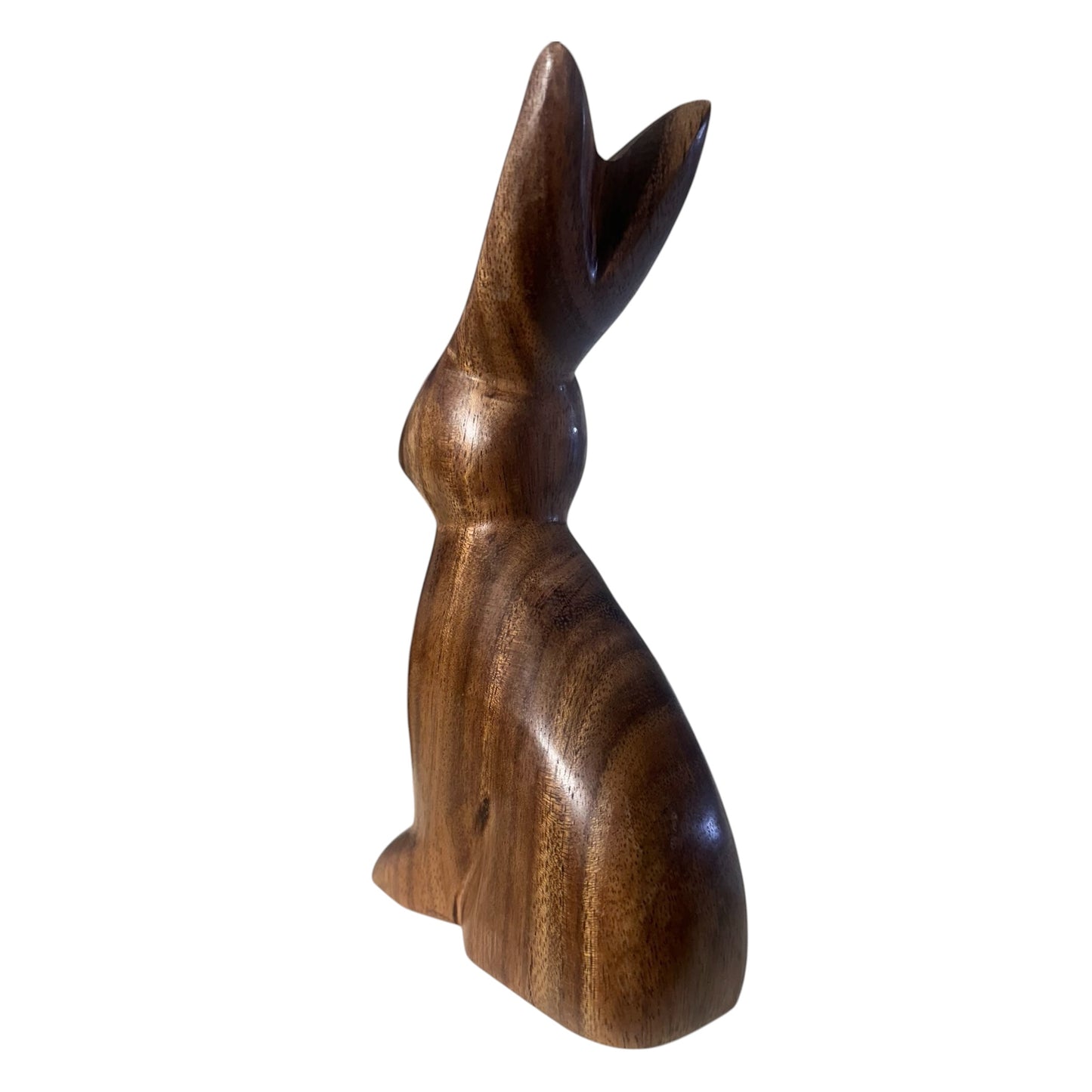 Handcarved Wooden Bunny — Artisan India | Albizia Wood