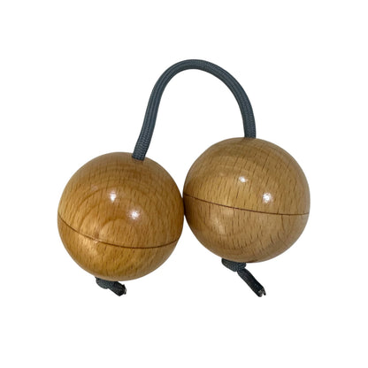 Music Frog Co™ RhythmSphere Asalato – Handcrafted Natural Wooden Percussion Instrument