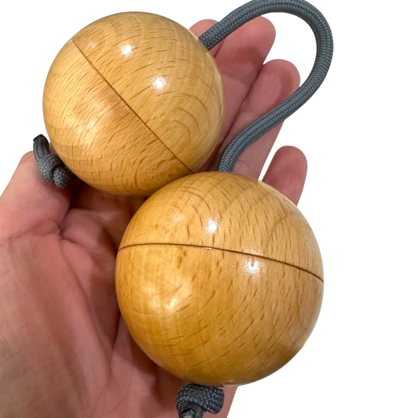 Music Frog Co™ RhythmSphere Asalato – Handcrafted Natural Wooden Percussion Instrument