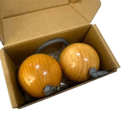 Music Frog Co™ RhythmSphere Asalato – Handcrafted Natural Wooden Percussion Instrument